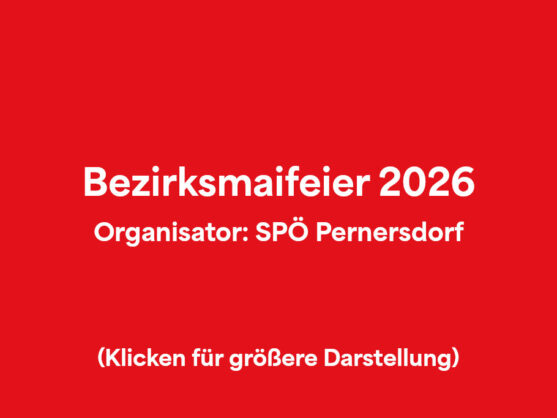Bild: Intro zur Bilderserie Bezirksmaifeier 2026