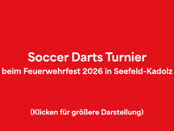 Logo: Soccer Darts Turnier 2026