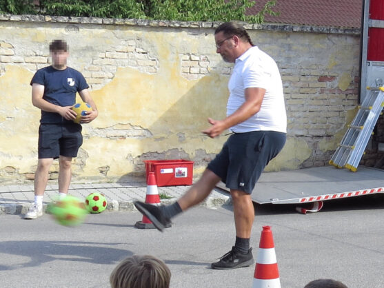 Bild: Volker Klug beim Schuss.